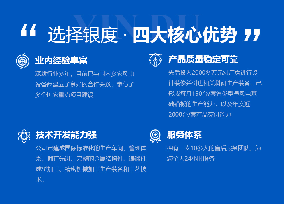 风电锚板-风电锚板-产品中心-河南银度电力设备制造有限公司